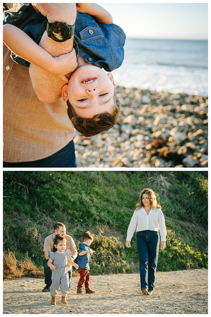 Family Photos with Toddlers at Roessler Point in Palos Verdes