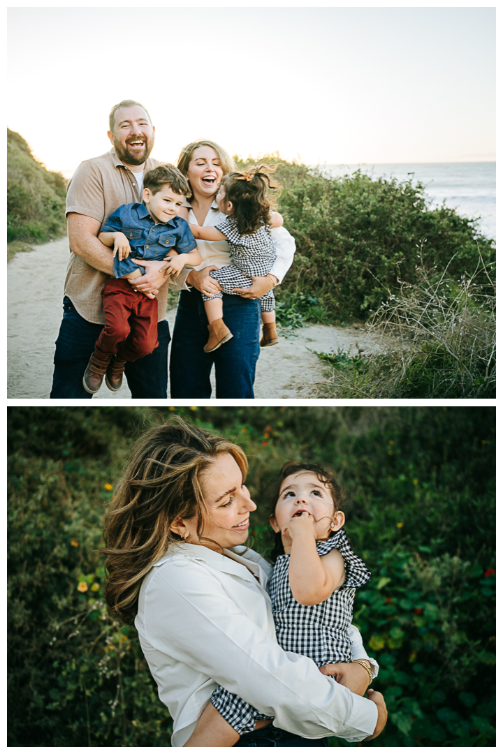 Family Photos with Toddlers at Roessler Point in Palos Verdes