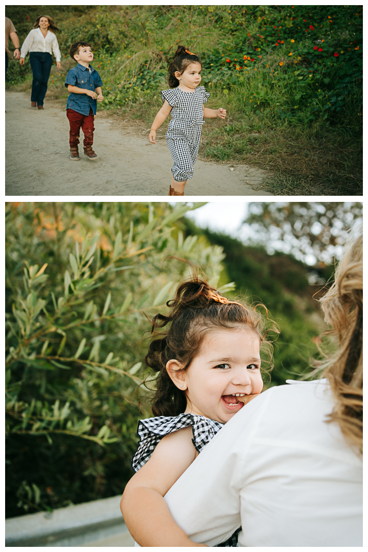 Family Photos with Toddlers at Roessler Point in Palos Verdes