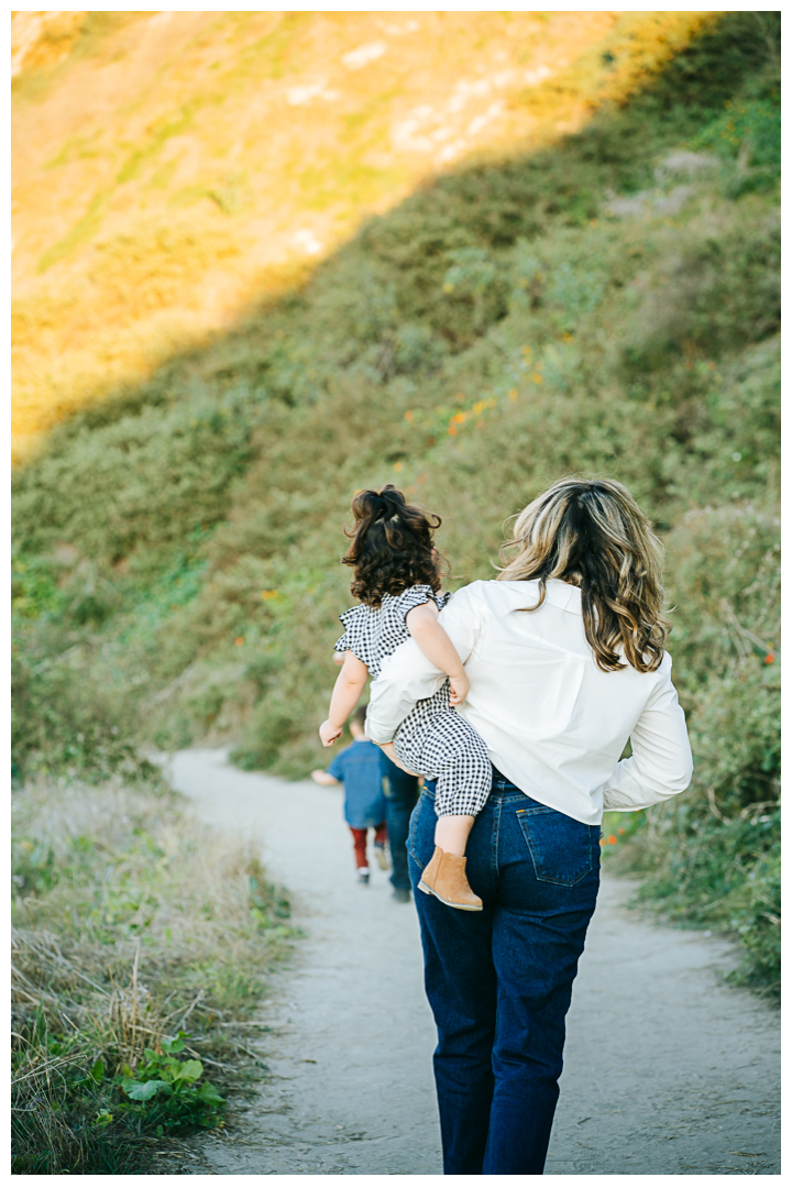 Family Photos with Toddlers at Roessler Point in Palos Verdes