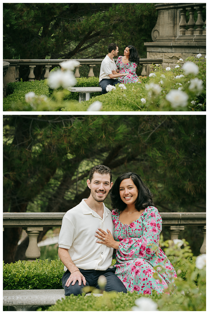 Surprise Proposal at Greystone Mansion & Garden in Beverly Hills, Los Angeles, California