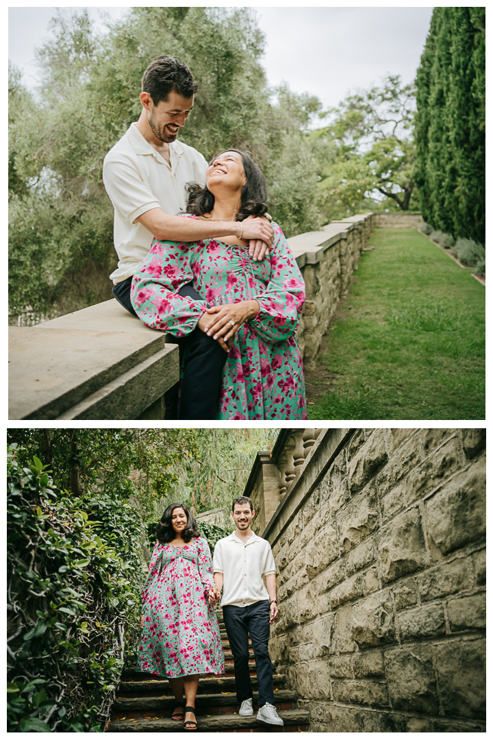 Surprise Proposal at Greystone Mansion & Garden in Beverly Hills, Los Angeles, California