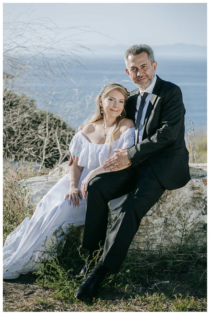 Wedding Portraits at Roessler Point in Palos Verdes, Los Angeles, California