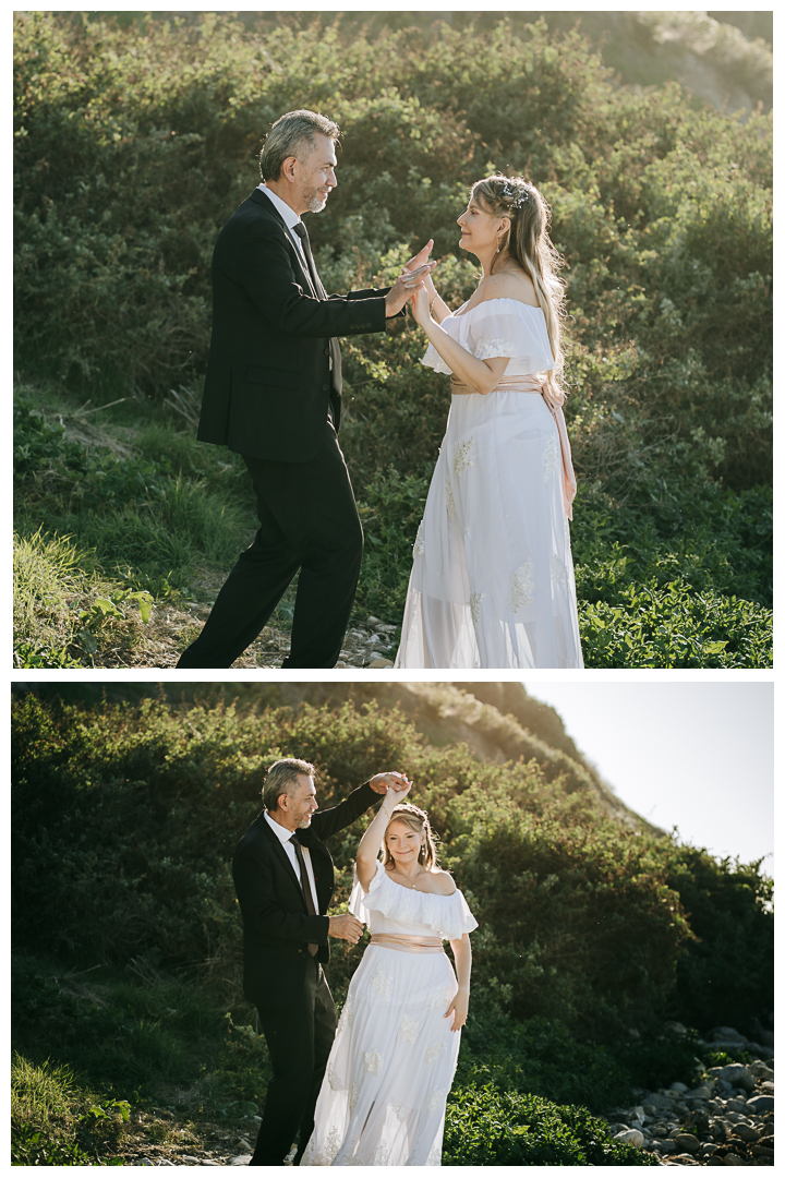 Wedding Portraits at Roessler Point in Palos Verdes, Los Angeles, California