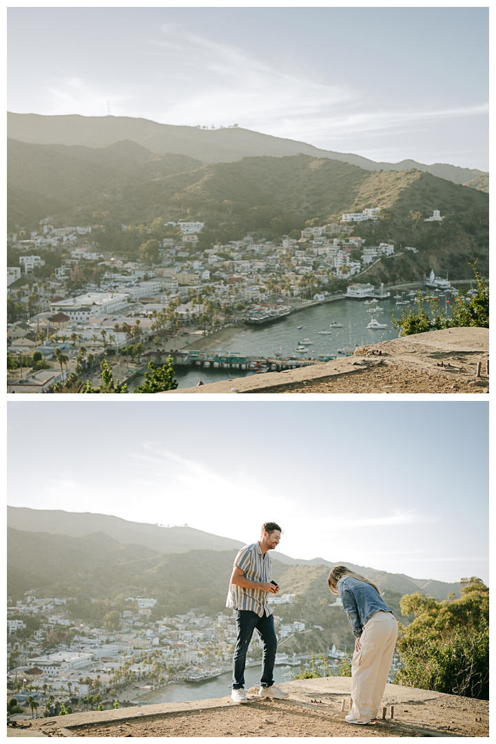 Surprise Proposal at Avalon Catalina Island, California