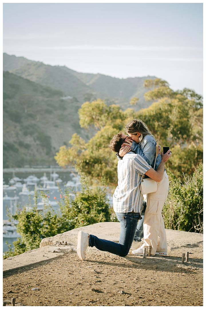 Surprise Proposal at Avalon Catalina Island, California