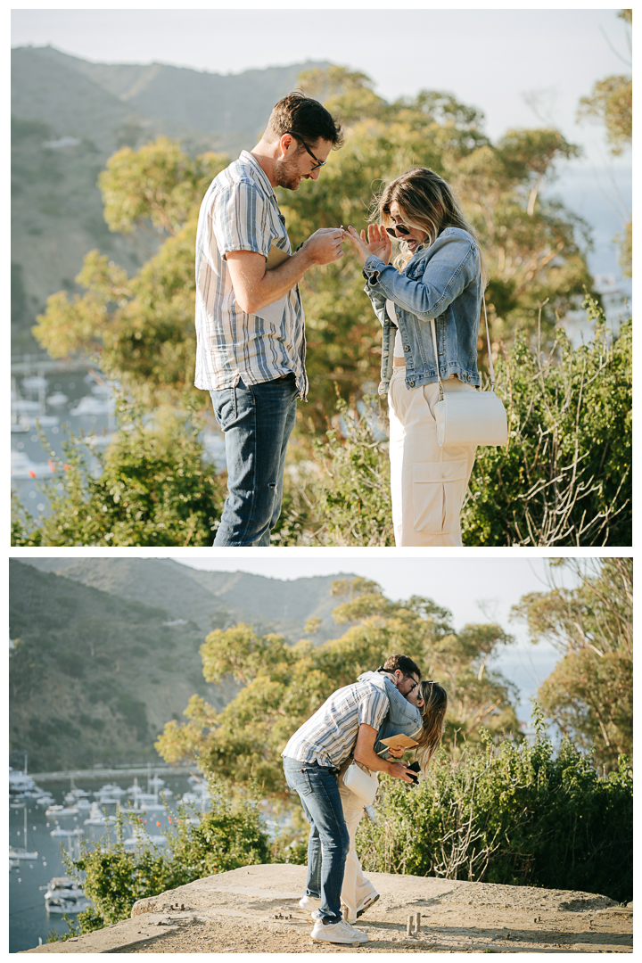 Surprise Proposal at Avalon Catalina Island, California