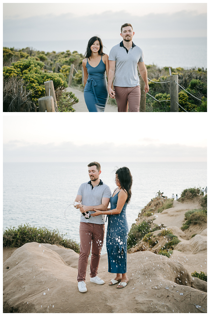 Surprise Proposal at Point Dume Beach in Malibu, Los Angeles, California