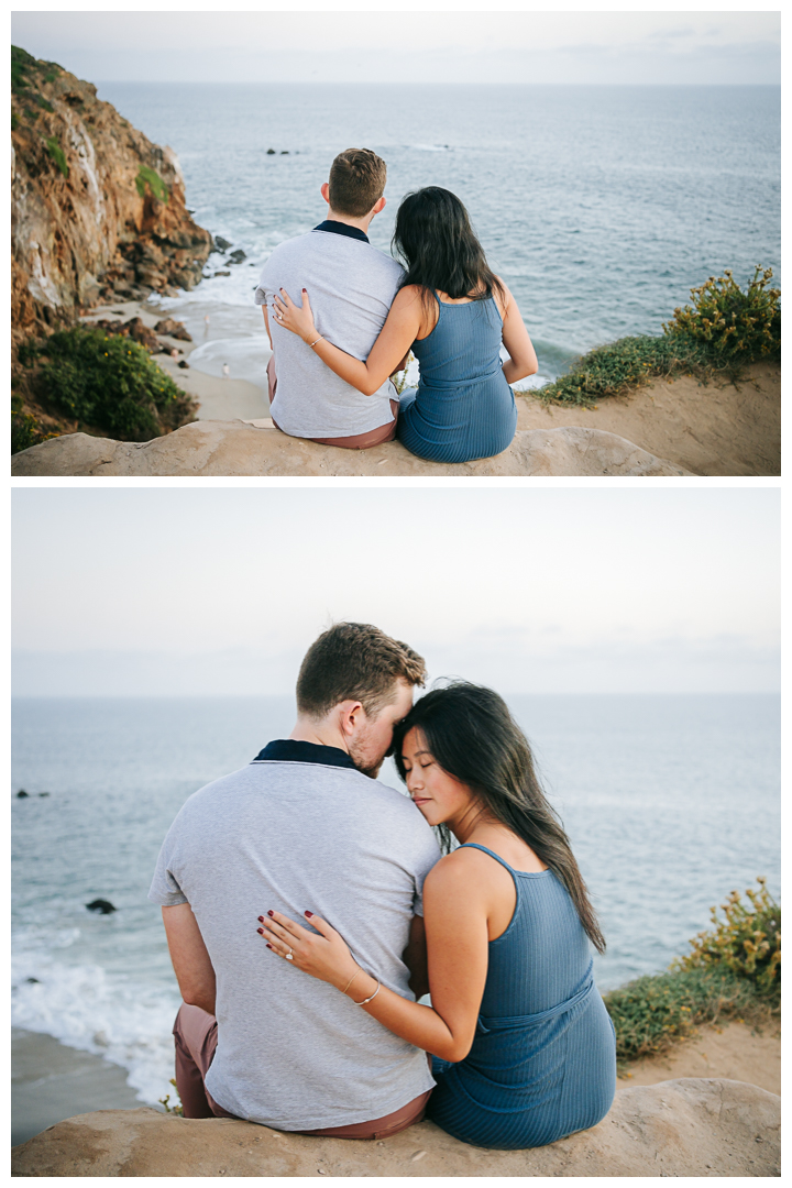 Surprise Proposal at Point Dume Beach in Malibu, Los Angeles, California