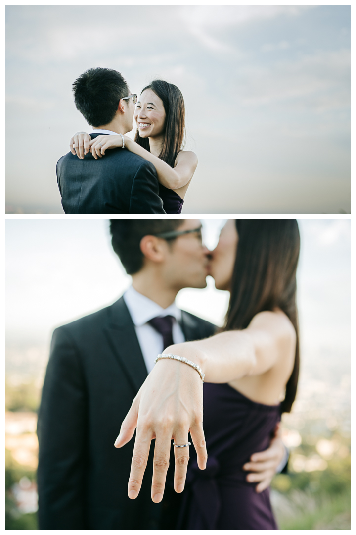 Surprise Proposal at Griffith Observatory in Los Angeles, California