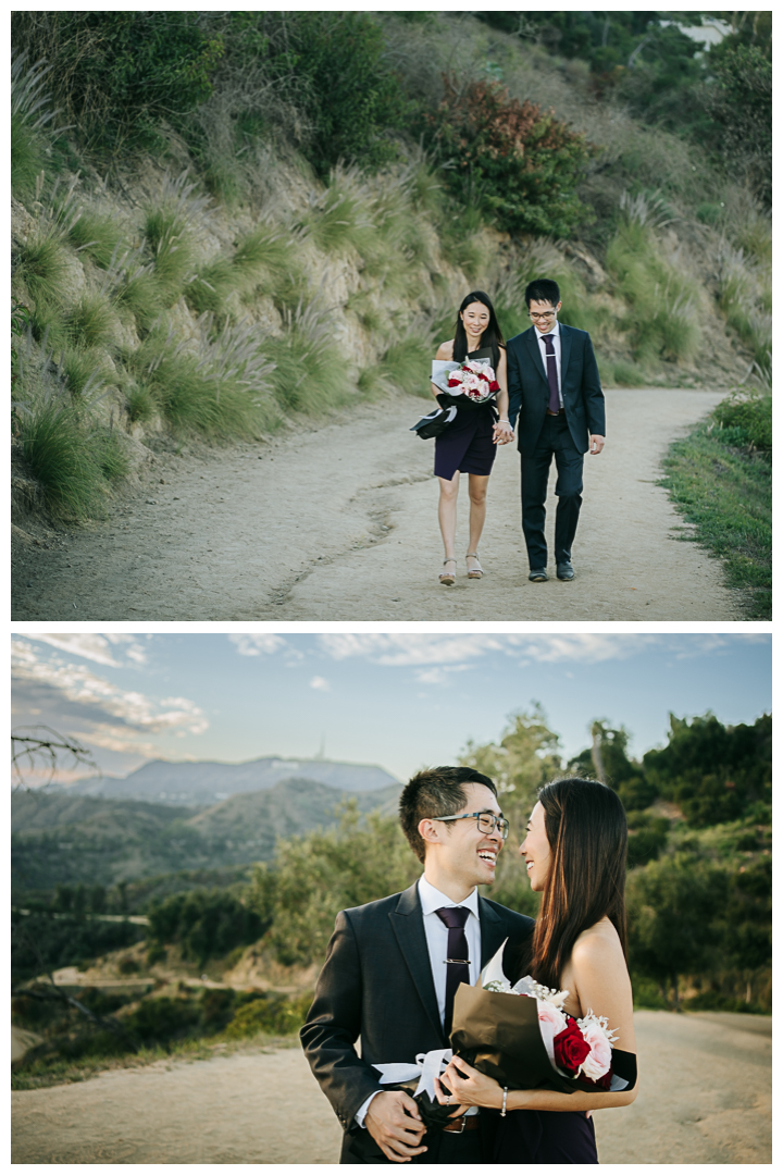 Surprise Proposal at Griffith Observatory in Los Angeles, California