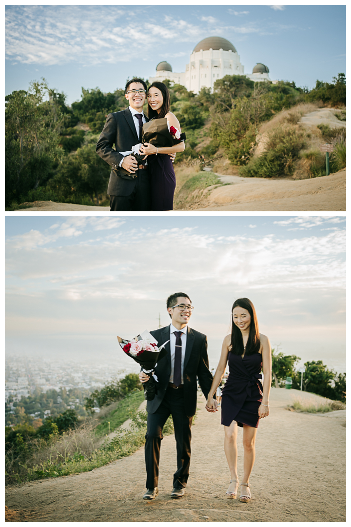 Surprise Proposal at Griffith Observatory in Los Angeles, California