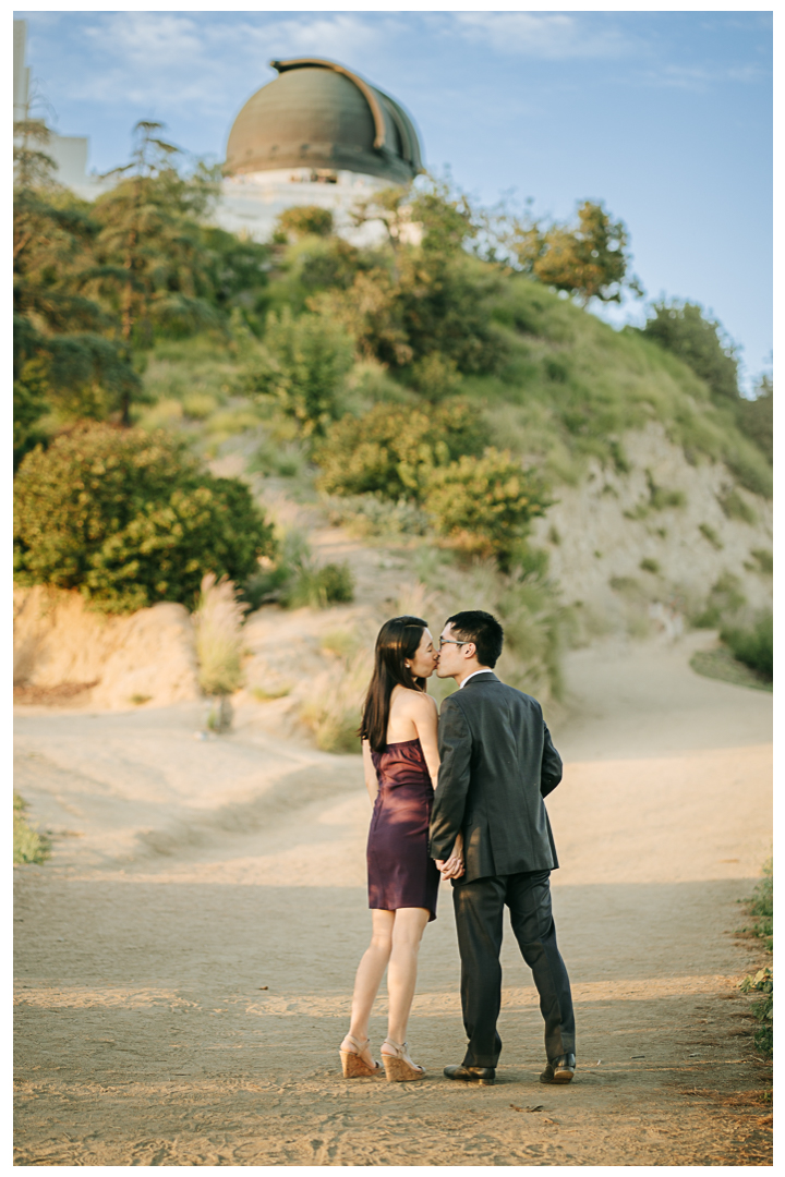 Surprise Proposal at Griffith Observatory in Los Angeles, California