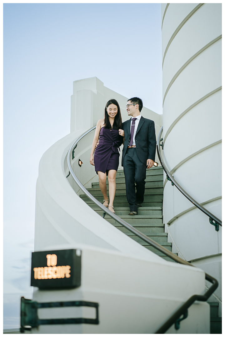 Surprise Proposal at Griffith Observatory in Los Angeles, California