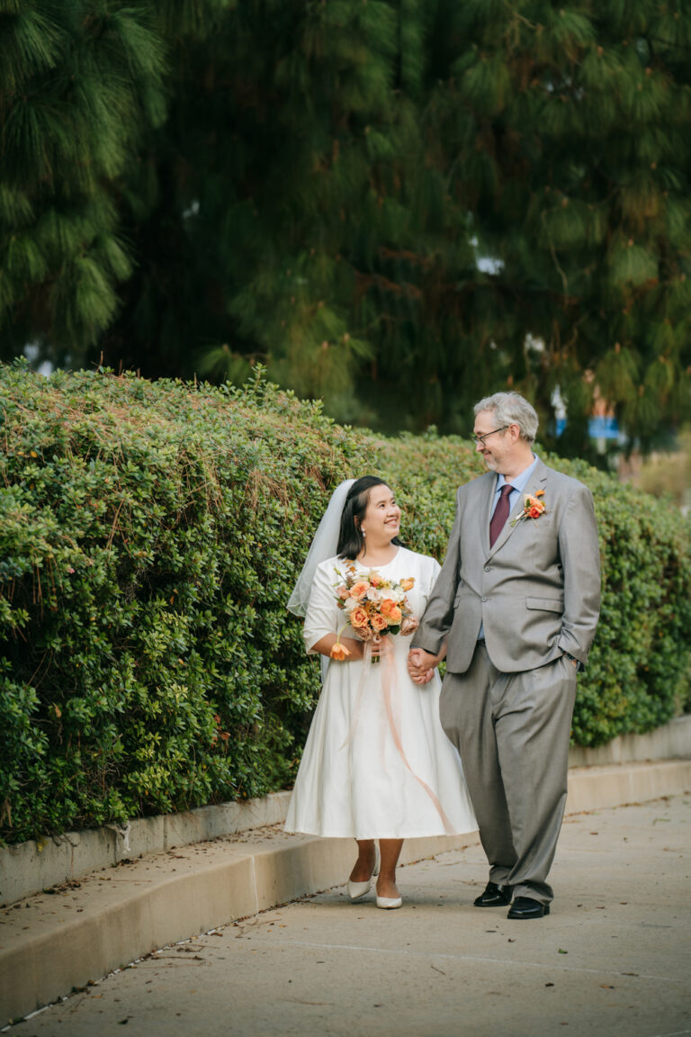 Intimate Wedding Ceremony at St. Mel Catholic Church, Woodland Hills, CA