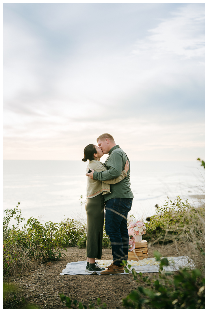 Surprise Proposal at El Matador Beach in Malibu, California