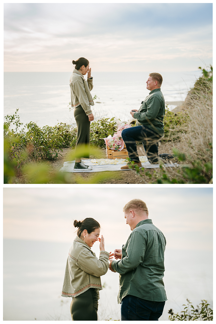 Surprise Proposal at El Matador Beach in Malibu, California