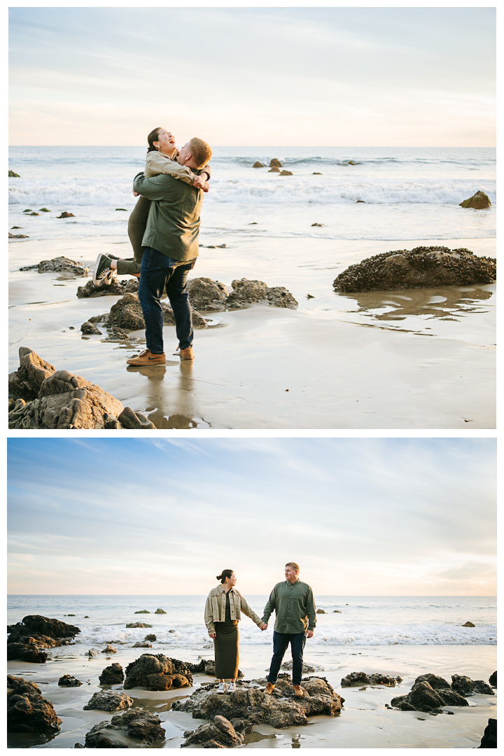 Surprise Proposal at El Matador Beach in Malibu, California