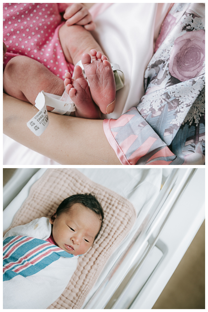 Birth & Fresh 48 Newborn session at Torrance Memorial Hospital in Torrance, California