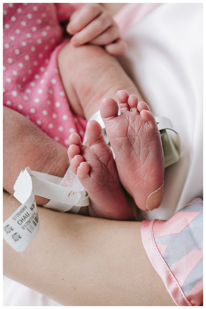 Birth & Fresh 48 Newborn session at Torrance Memorial Hospital in Torrance, California