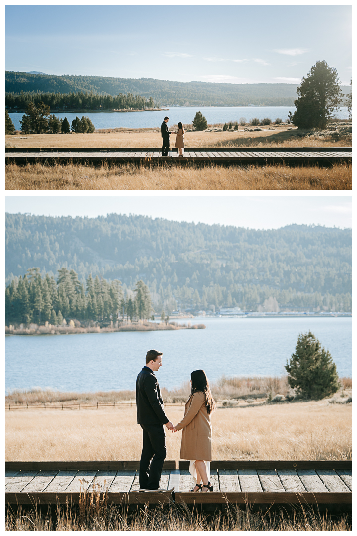 Surprise Proposal at Juniper Point in Big Bear Lake, California