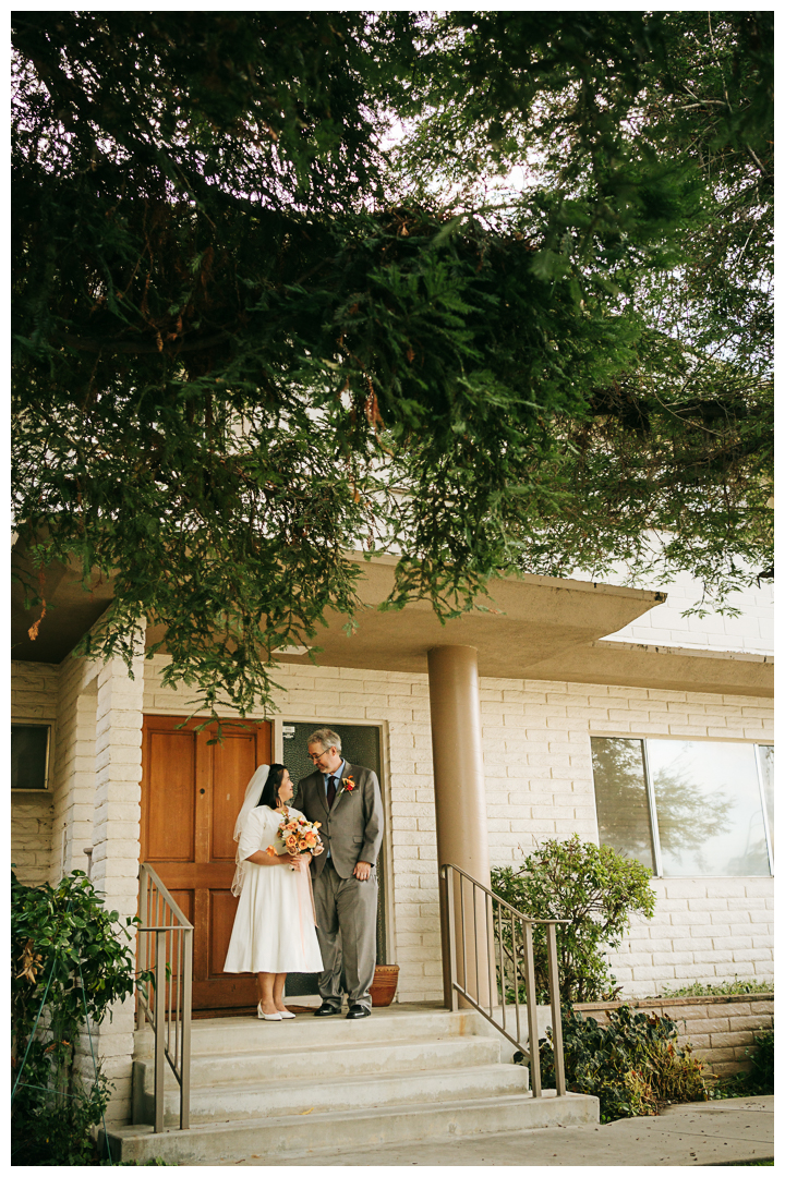 Intimate Wedding Ceremony at St. Mel Catholic Church, Woodland Hills, CA