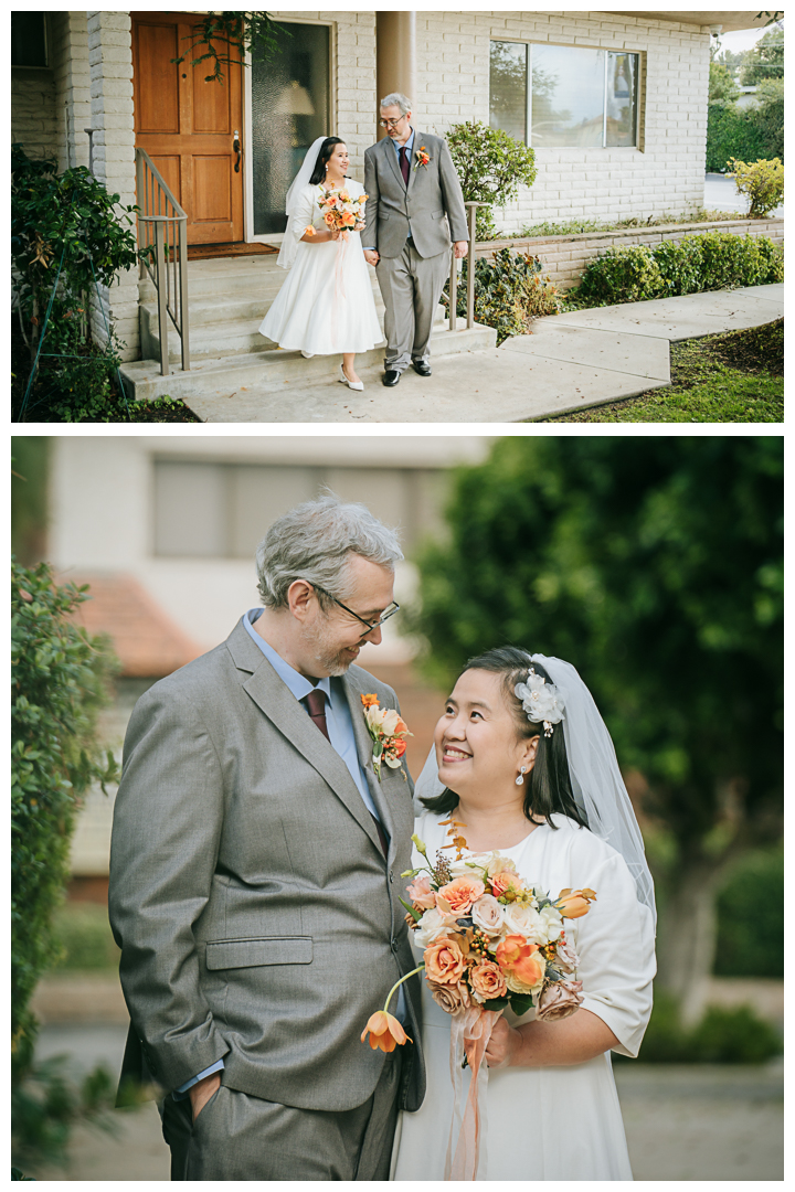 Intimate Wedding Ceremony at St. Mel Catholic Church, Woodland Hills, CA