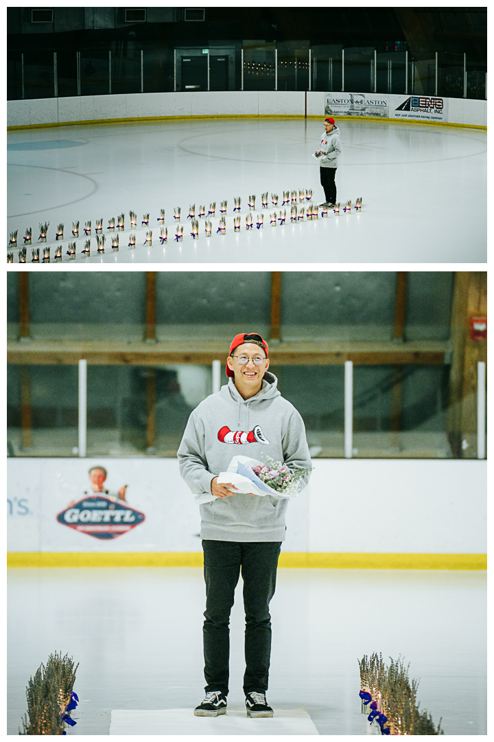 Surprise Proposal at The Rinks at Anaheim ICE | Michelle & Abner