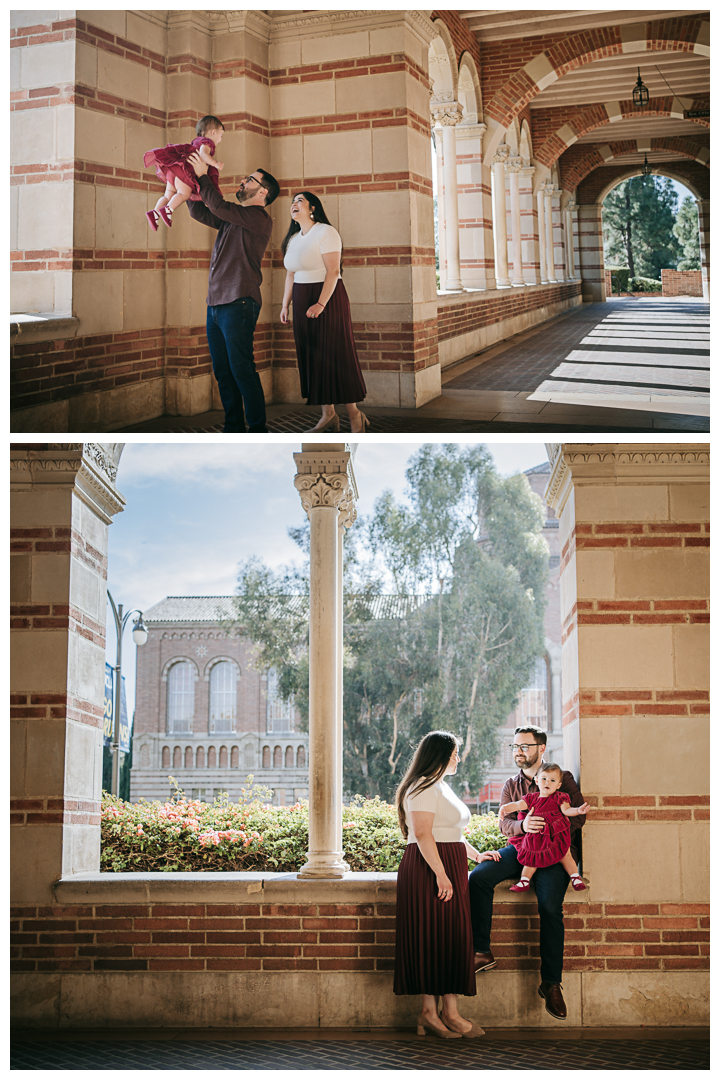 Family Portraits at UCLA in Los Angeles, California