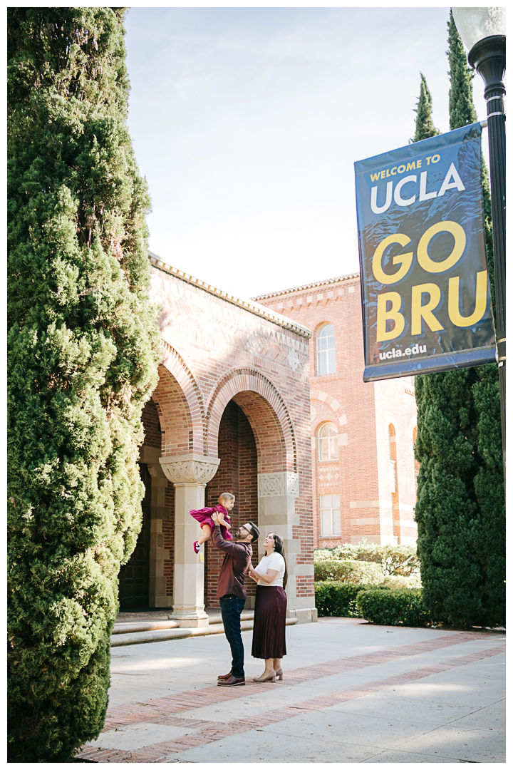 Family Portraits at UCLA in Los Angeles, California