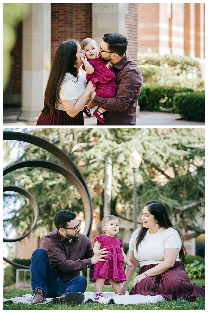 Family Portraits at UCLA in Los Angeles, California