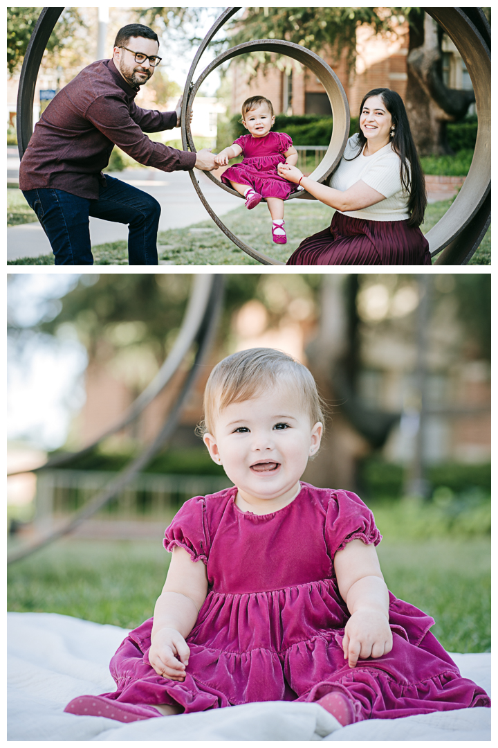 Family Portraits at UCLA in Los Angeles, California