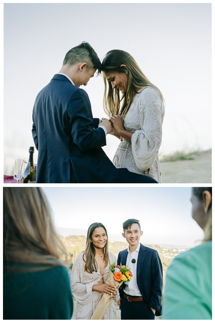 Surprise Proposal at Griffith Observatory in Los Angeles, California