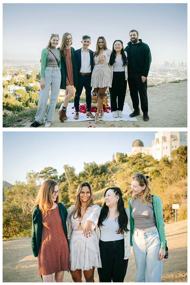 Surprise Proposal at Griffith Observatory in Los Angeles, California