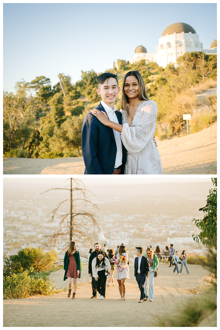 Surprise Proposal at Griffith Observatory in Los Angeles, California