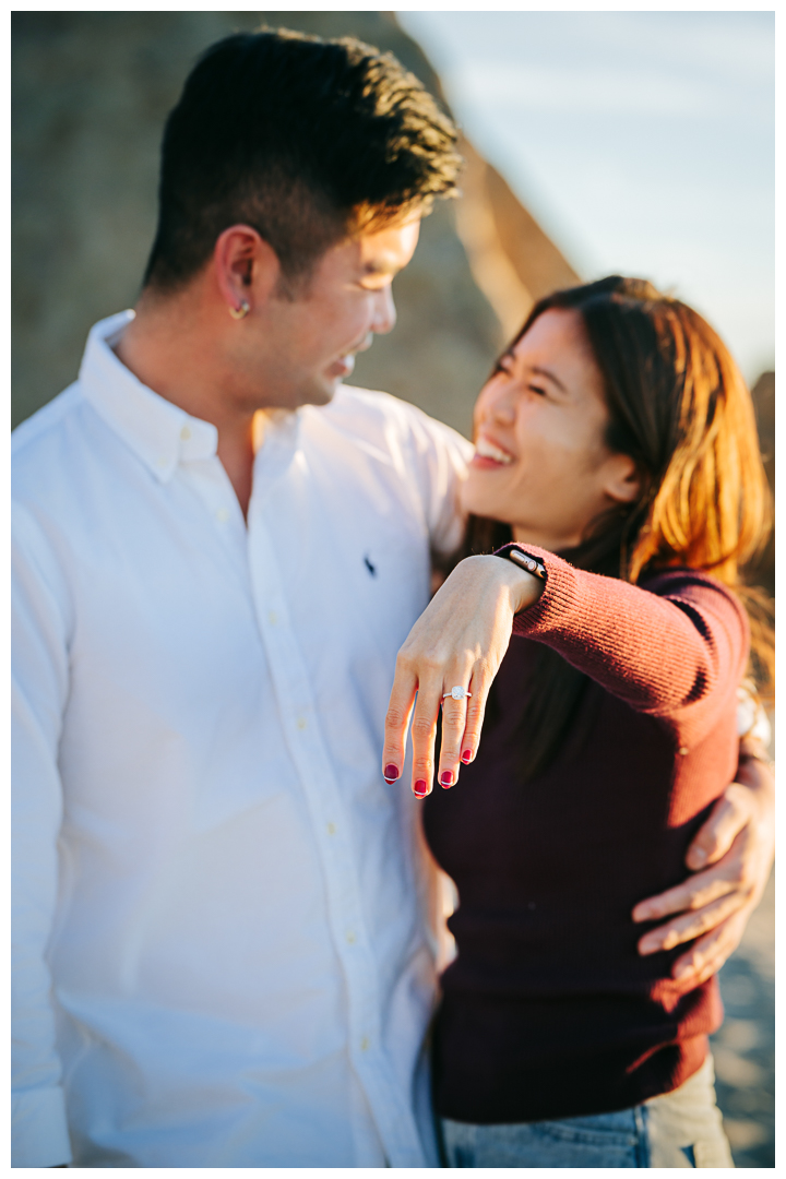 Surprise Proposal at Point Dume | Natalie & Daryl