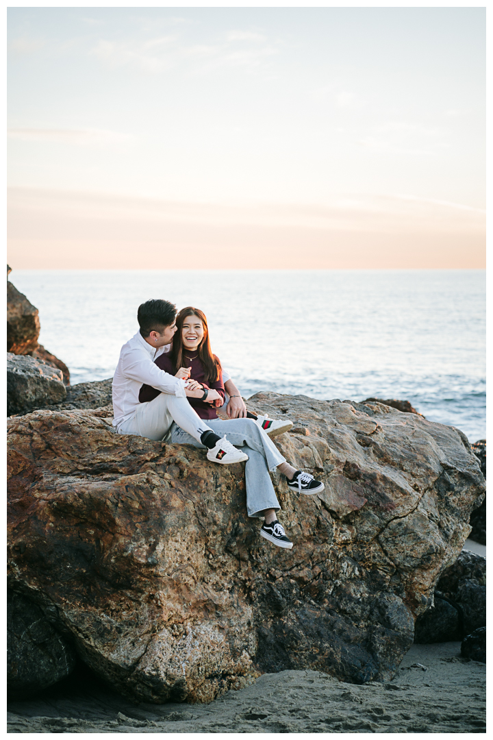 Surprise Proposal at Point Dume | Natalie & Daryl