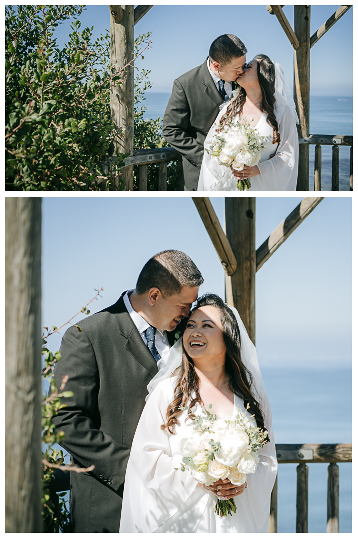 Intimate Wedding Ceremony at Roessler Point, Palos Verdes, California