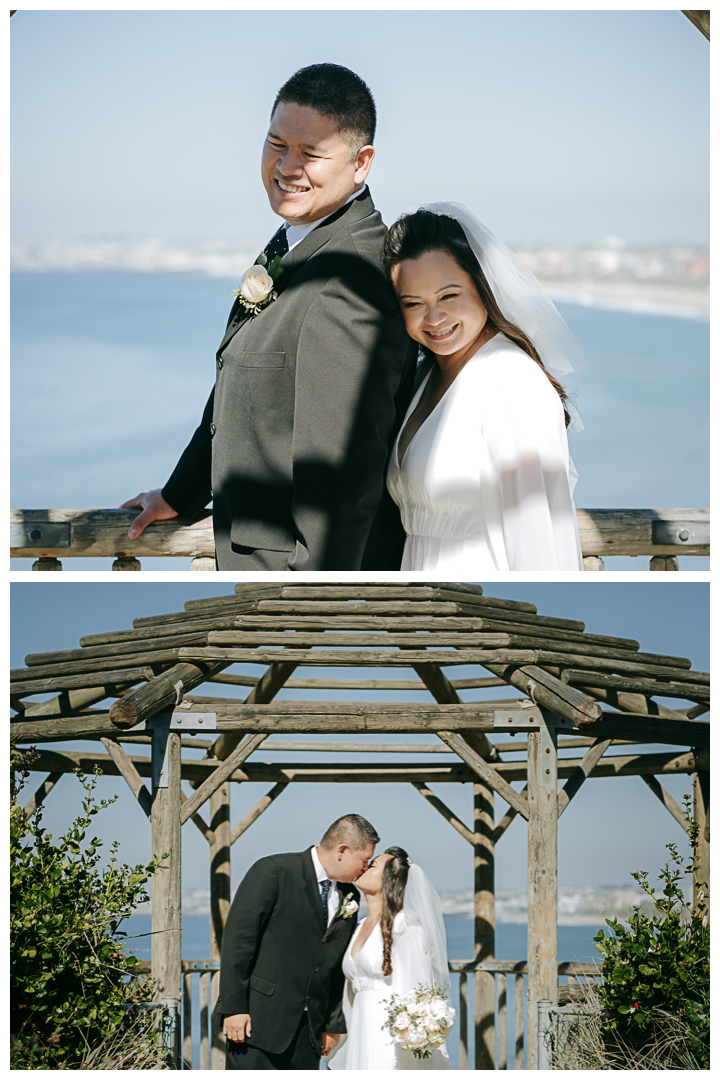 Intimate Wedding Ceremony at Roessler Point, Palos Verdes, California