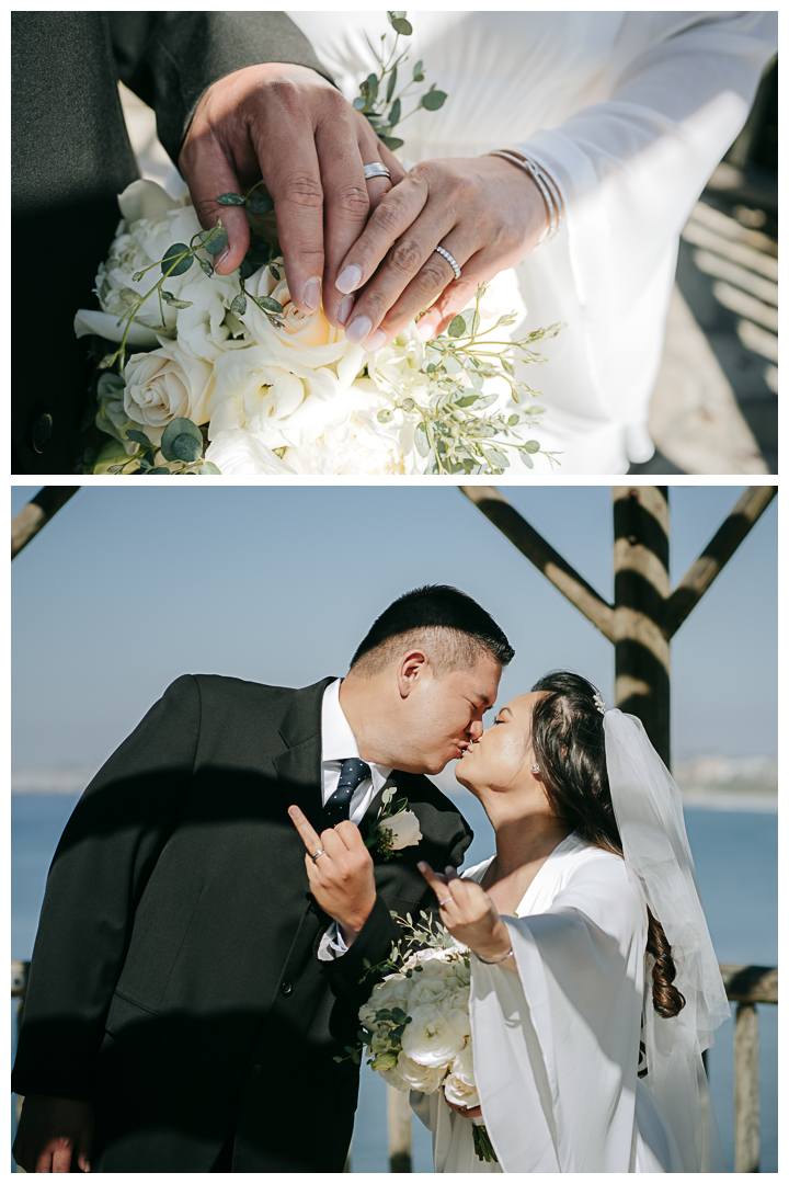 Intimate Wedding Ceremony at Roessler Point, Palos Verdes, California