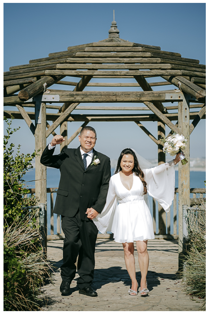 Intimate Wedding Ceremony at Roessler Point, Palos Verdes, California