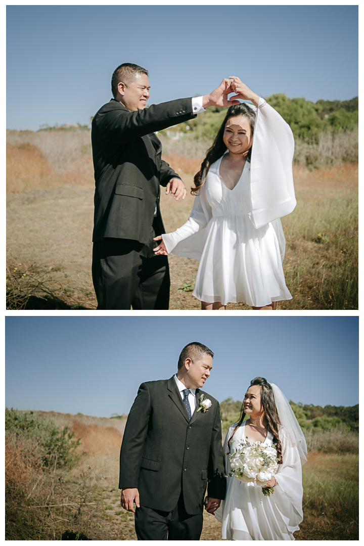 Intimate Wedding Ceremony at Roessler Point, Palos Verdes, California