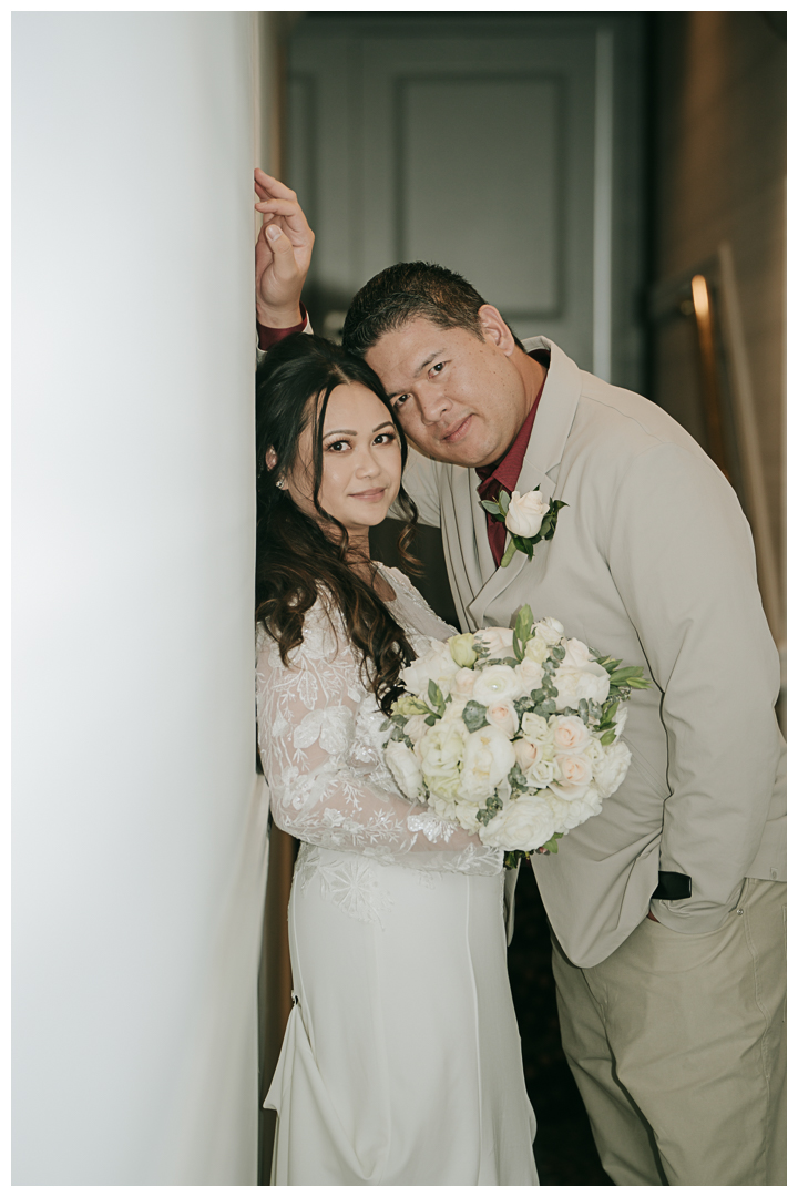 Intimate Wedding Ceremony at Roessler Point, Palos Verdes, California