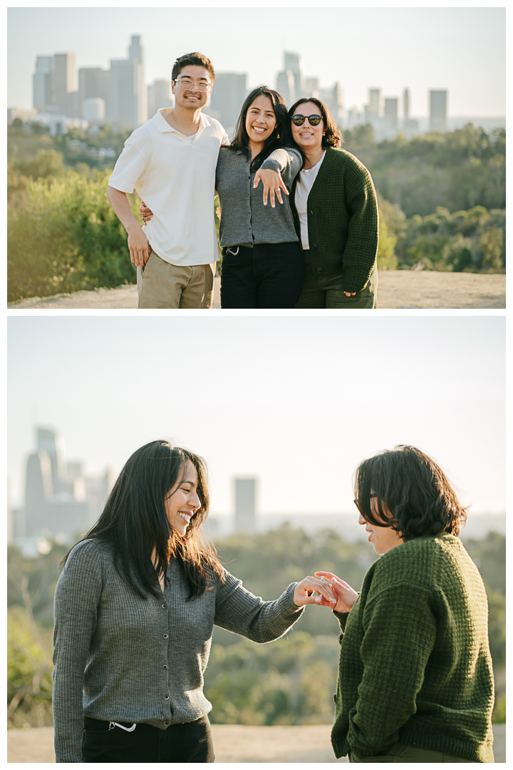 Surprise Proposal at Angels Point in Los Angeles, California