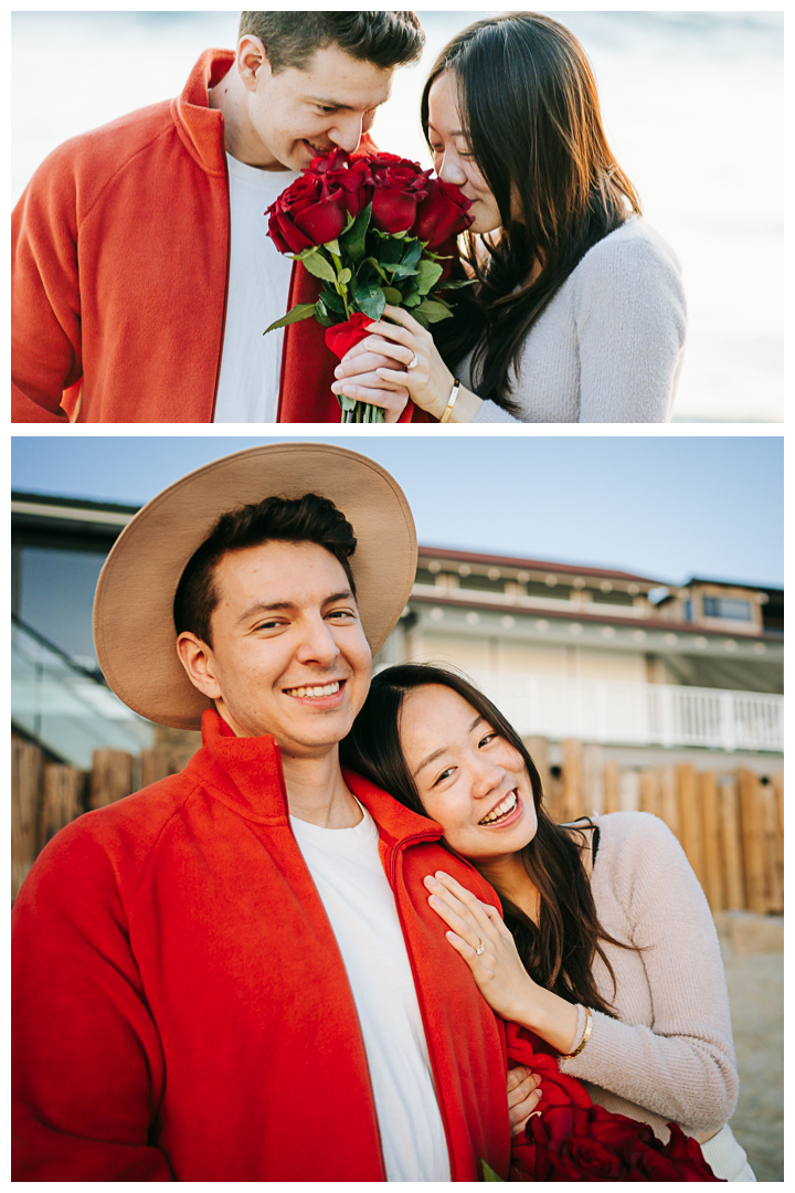 Surprise Proposal at Victoria Beach in Laguna Beach, California