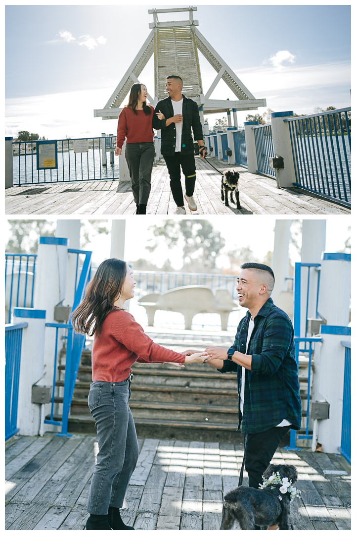 Surprise Proposal at Woodbridge Lake, Irvine, California