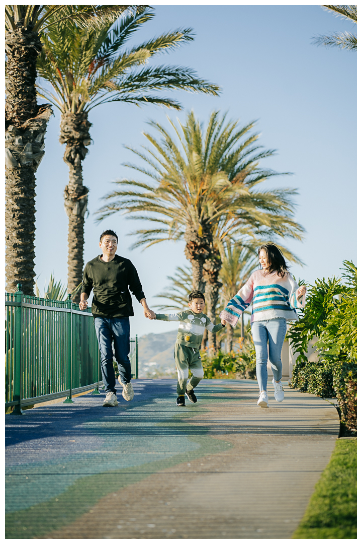 Family Photos at Strand Vista Park in Dana Point, California