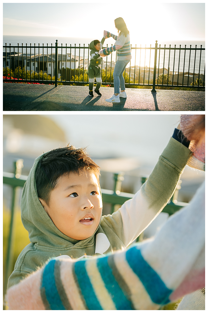 Family Photos at Strand Vista Park in Dana Point, California