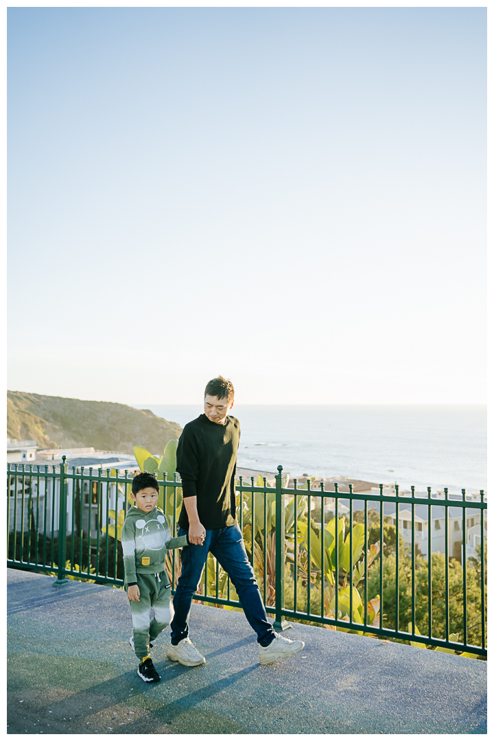 Family Photos at Strand Vista Park in Dana Point, California