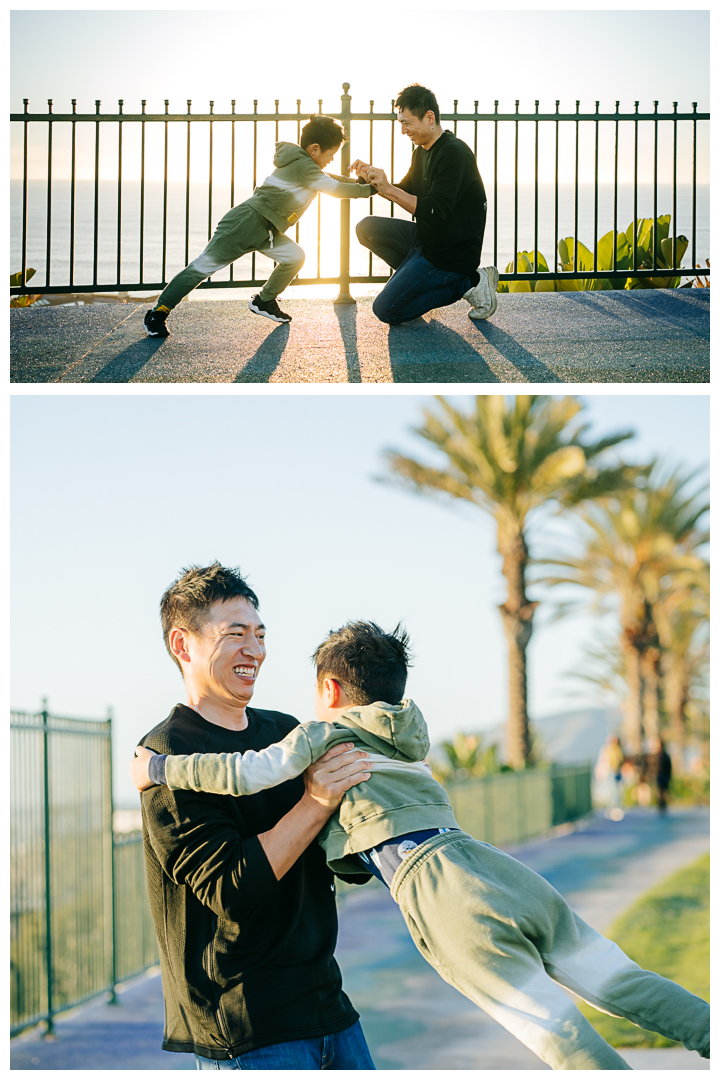 Family Photos at Strand Vista Park in Dana Point, California